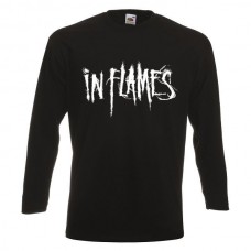 IN FLAMES LOGO Мъжка тениска с дълъг ръкав IN FLAMES LOGO Мъжка тениска с дълъг ръкав